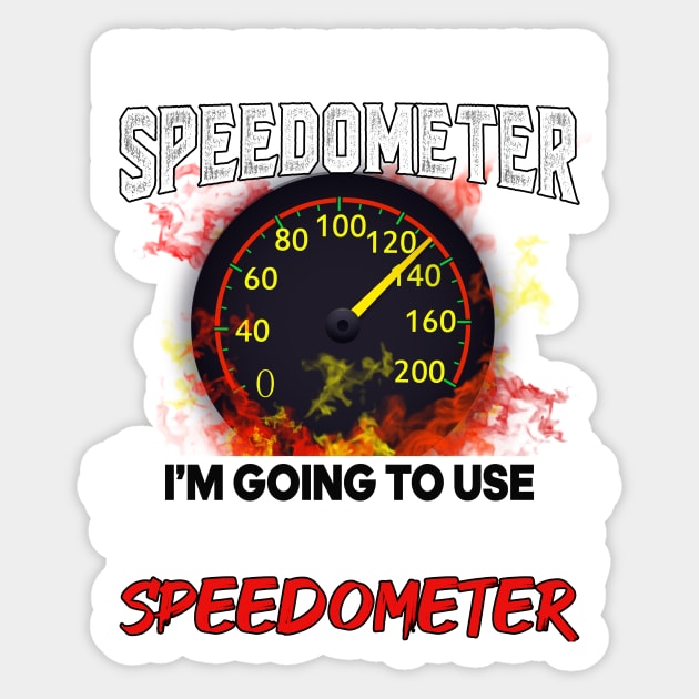 I paid for the whole speedometer I am going to use the whole speedometer Sticker by TEEPHILIC